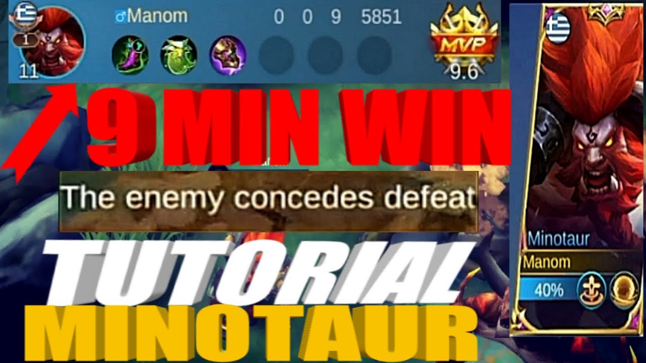 9 MINUTES NONSTOP MINOTAUR! Minotaur Best Build 2023 & Tutorial