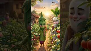 Title:“भिंडी ❤️ मूली की प्रेम कहानी | सच्चे प्यार की जीत | Funny Village Love”#shortsvideo