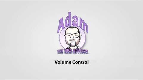Adam The NRS Advisor - Volume Control