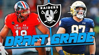 Details Las Vegas Raiders Draft Grade | PFF Guide