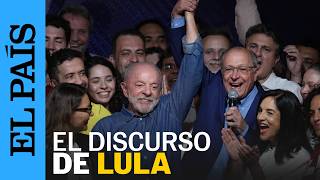 LUIZ INÁCIO LULA DA SILVA: El discurso completo tras ganar las ELECCIONES EN BRASIL