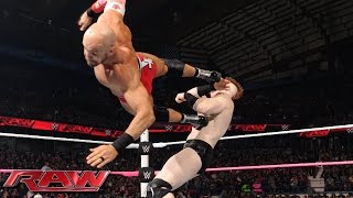 Neville & Cesaro Vs. King Barrett & Sheamus Raw, October 12, 2015