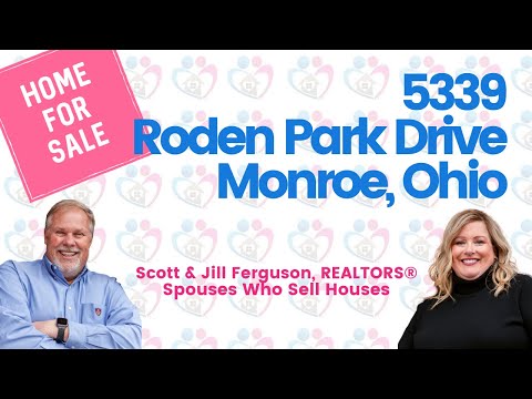 5339 Roden Park Drive, Monroe, OH home video tour