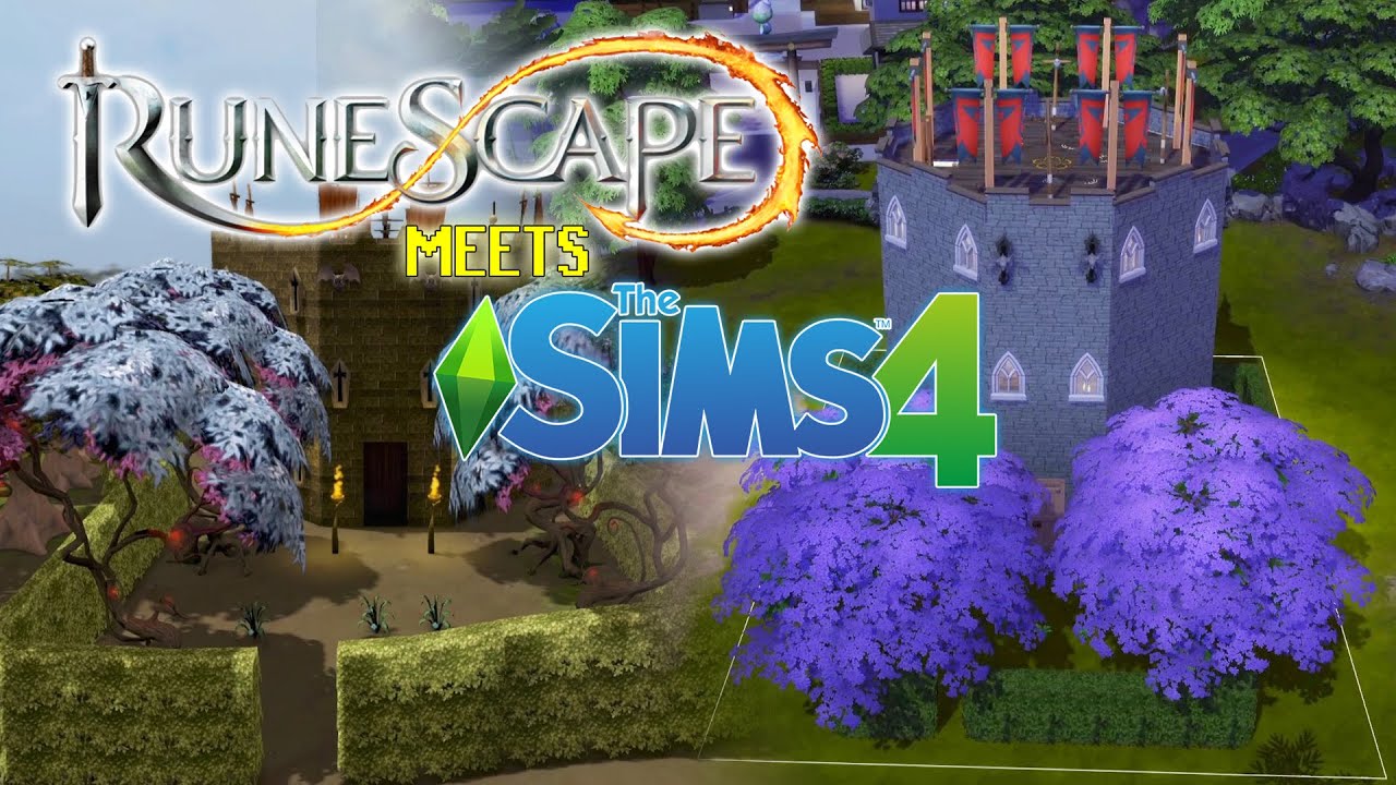 Sorcerers Tower | Runescape meets The Sims 4 - YouTube