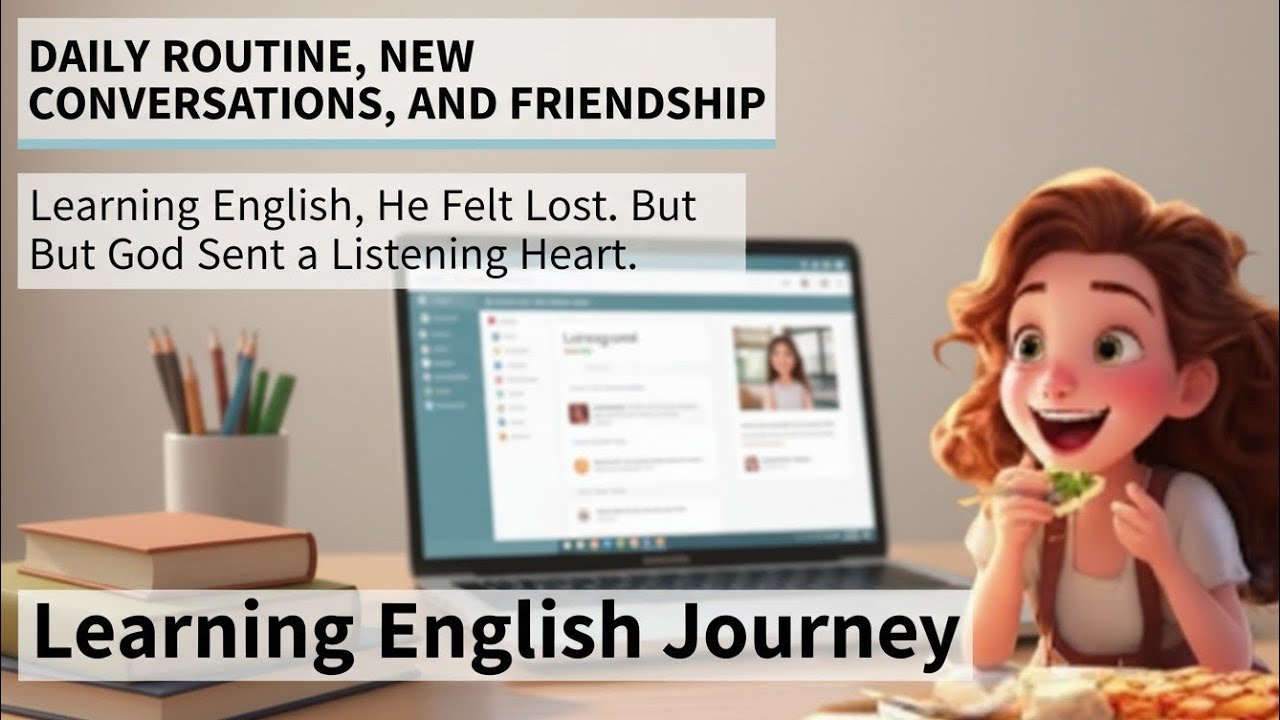 Learning English journey |learning English he felt lost but good sent a Listening Heart