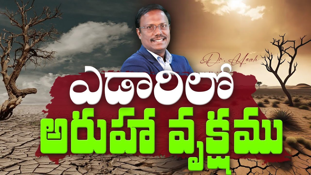 #Sunday2ndservice | ఎడారిలో అరుహా వృక్షము | #live | 18 May 2025 | Dr. Noah