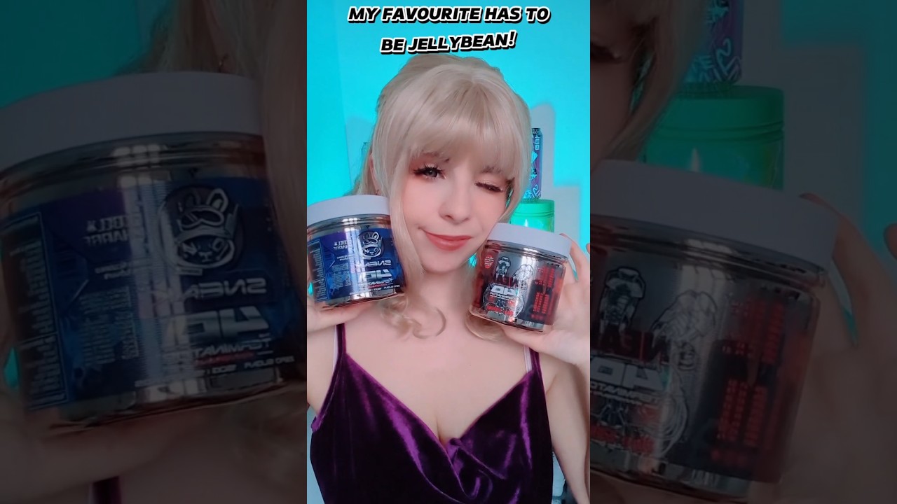 LET'S TRY SNEAK ENERGY! 🐰 The jellybean flavour is so good! #sneakenergy #energy #cosplay