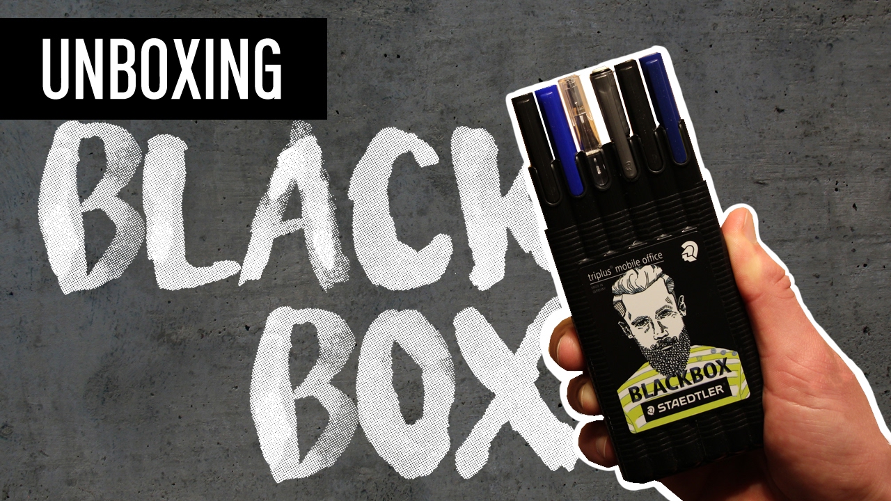 BLACK BOX UNBOXING + TESTING | STAEDTLER | DAVID MIN ART