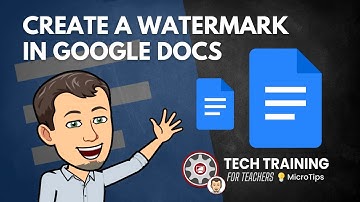 Create a Watermark in Google Docs - MicroTips 💡