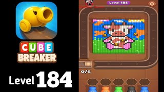 Cube Breaker level 184 hard level Guide Walkthrough Solution