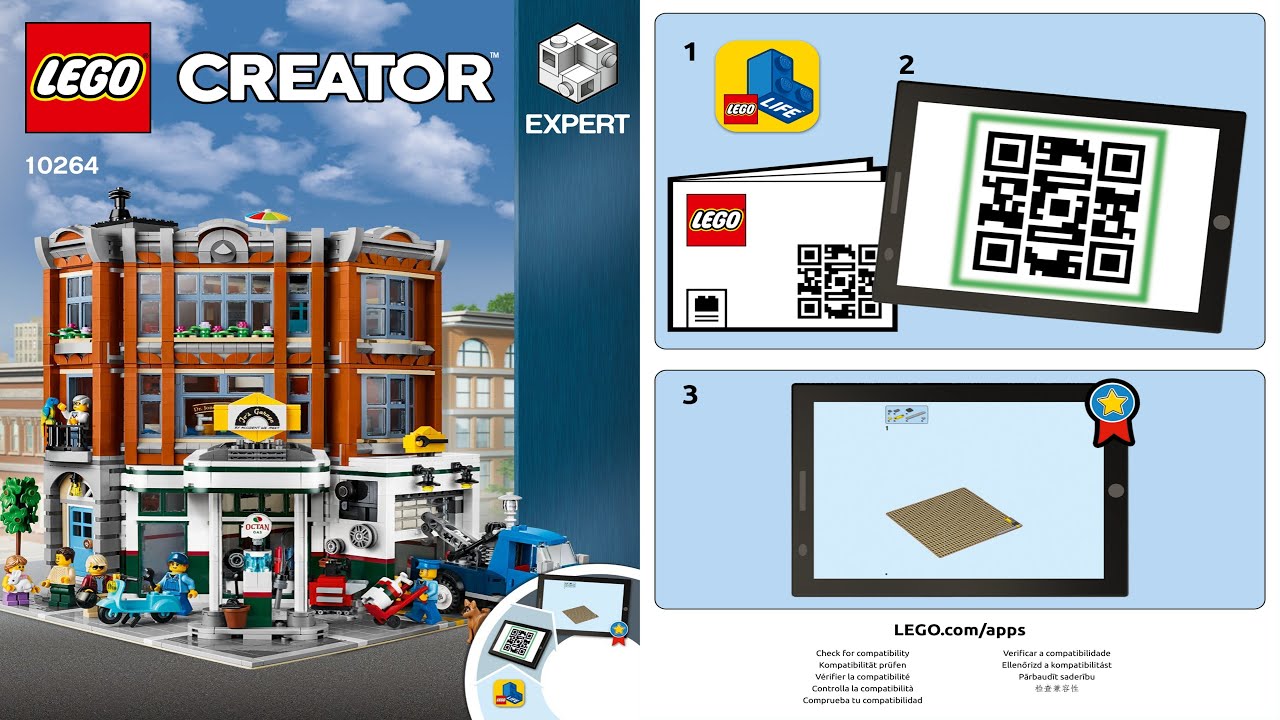 LEGO Instructions - Creator Expert - 10264 - Corner Garage