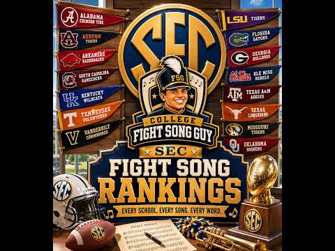Which SEC team has the Best Fight Song? Complete Rankings of all 16 teams.