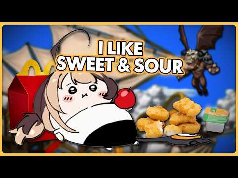 Gigi eats nuggets and talks Maplestory in Final Fantasy XIV【Hololive】