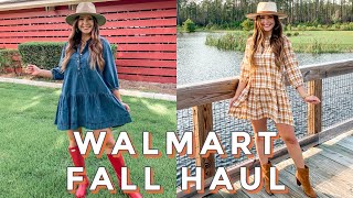 Walmart Fall Clothing Haul! | Cute Fall Outfit Ideas! Net Worth
