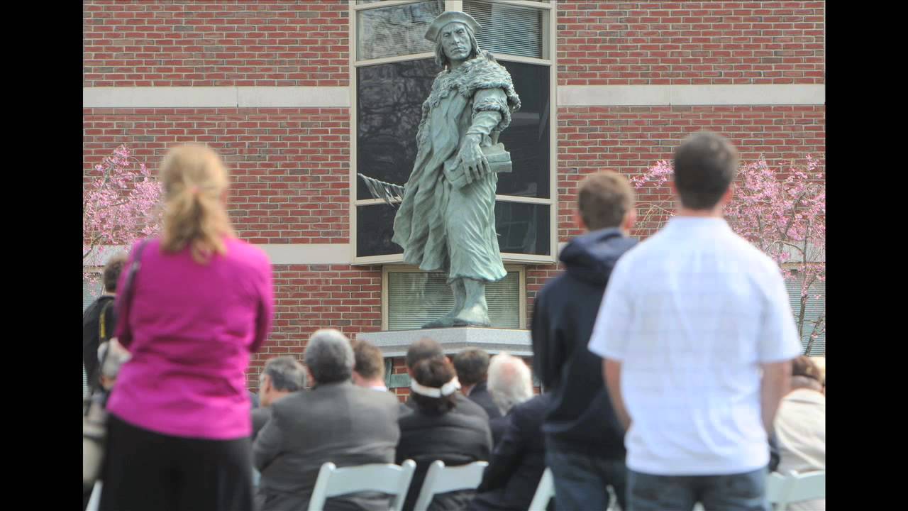 Boston College Law School dedicates new Saint Thomas Moore statue.