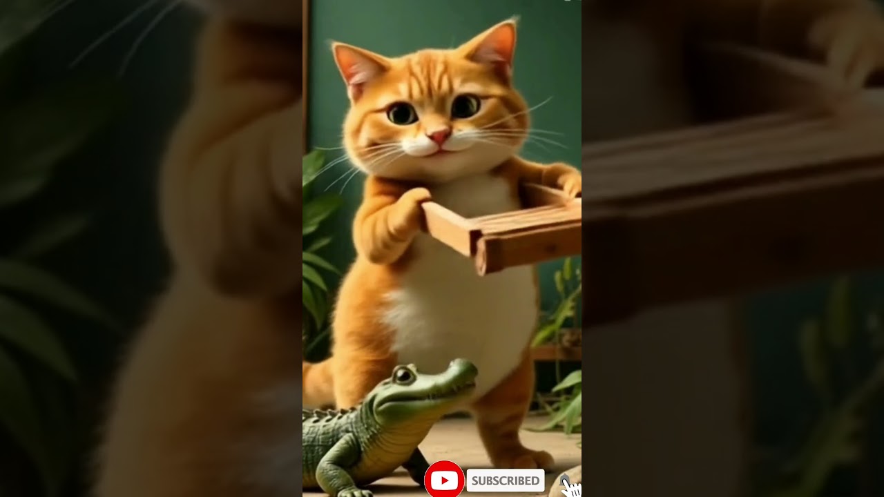 Ai animated Cat funny video| 