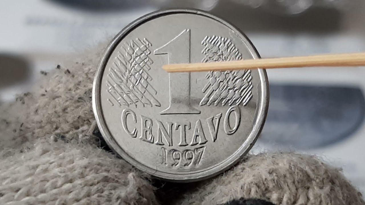 VOCE TEM ESSA MOEDA 1 CENTAVO ANO 1997 COM NOME CENTAVOS DUPLO VEJA O VALOR MBC 200, A 250,  REAIS 😱