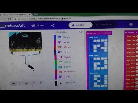 makecode microbit หัวข้องาน ลอยกระทง by duangpon no.20 class2/10