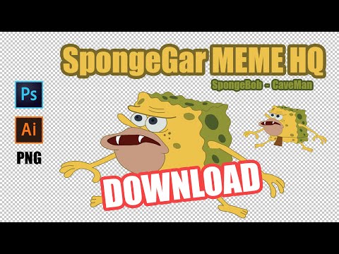 spongebob---caveman-(spongegar)-meme-template