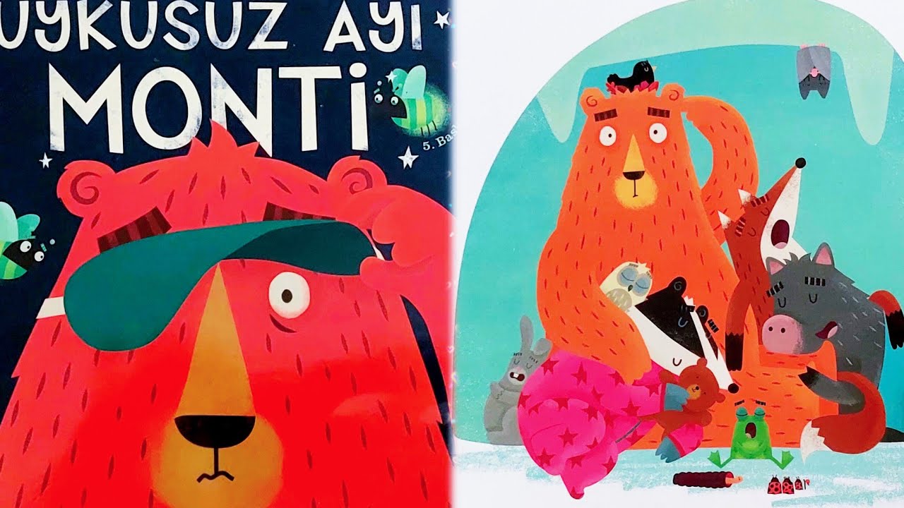 Uykusuz Ayı Monti-No Sleep For Bear - Sesli Hikaye-Çocuklara masallar(for kids)