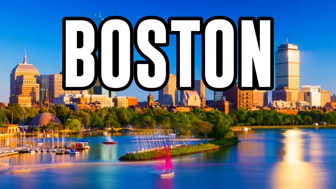 Boston - Driving Around The City - Massachusetts - Usa