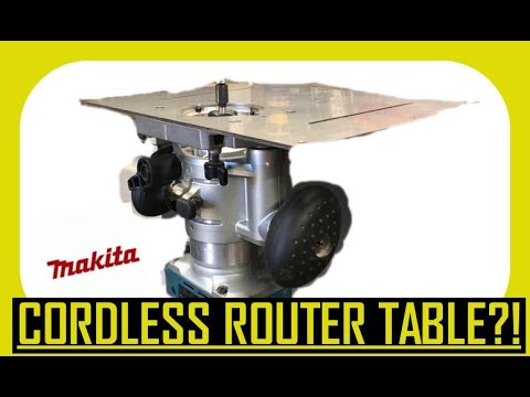 MAKITA DRT50ZJ 18V CORDLESS ANCHOR ROUTER TABLE! - YouTube