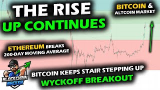 RISING UP Bitcoin Price Charts Cracks Breakout Level, Altcoin Market Grind, Ethereum 200-Day Breach