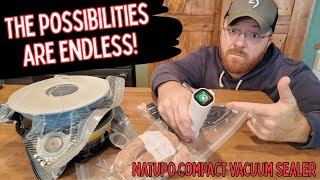 Natupo Compact Vacuum Sealer | Small Size, Big Possibilities | Camping | 3D Printing | Food Storage
