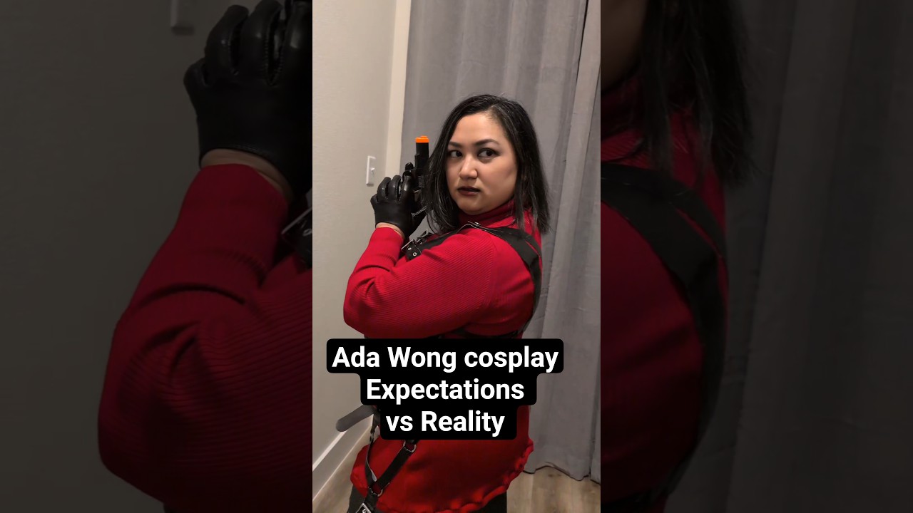 harnesses are hot but a pain to put on #adawong #adawongcosplay #residentevil #cosplay