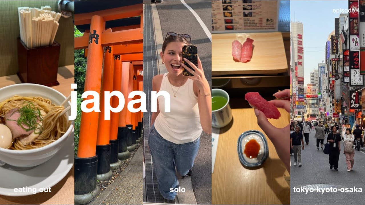 first time in Japan I traveling solo, food & thrifting (tokyo, kyoto & osaka)