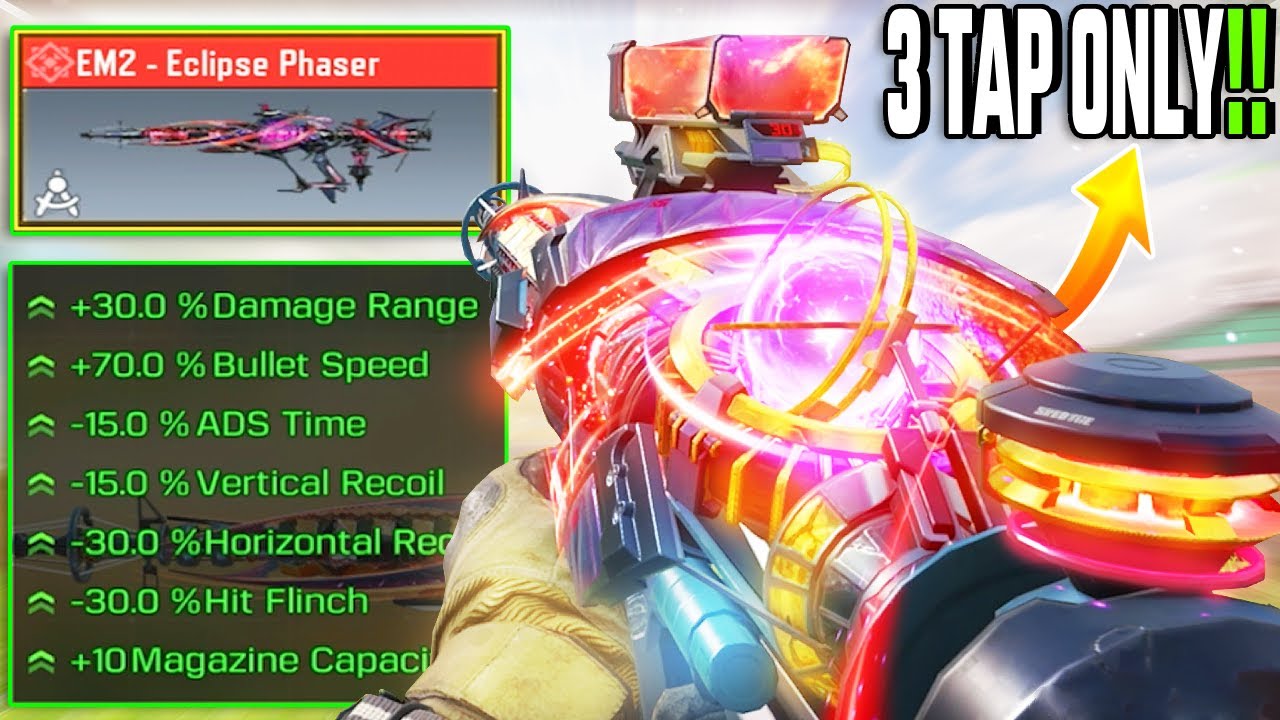 BEST "3 SHOT" EM2 s Broken!! EM2 Gunsmith Attachments Are Secret Meta in COD Mobile Season 6