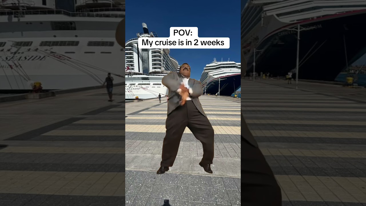 When your cruise is in 2 weeks 🥳