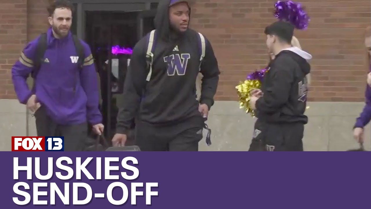 Huskies head to Houston for the National Championship Game | FOX 13 ...