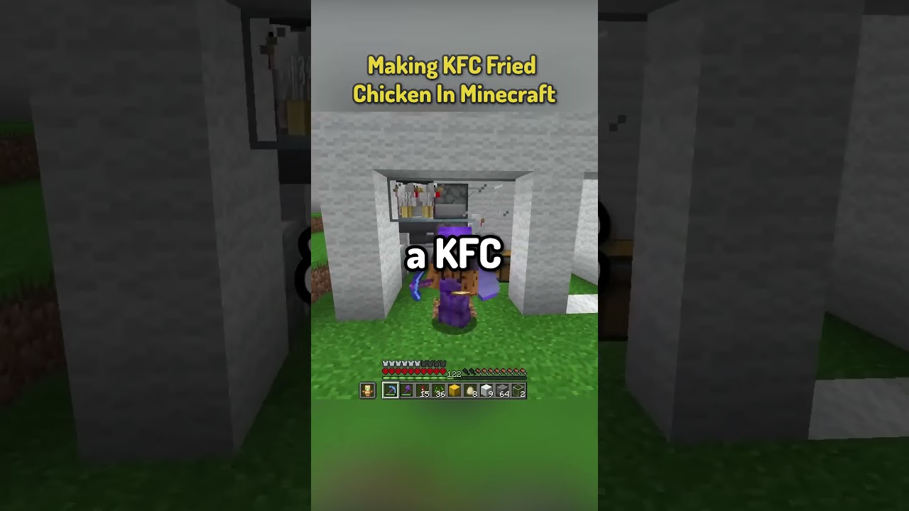 Готовим жареную курицу KFC в Minecraft