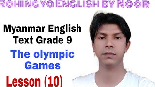Myanmar English Text Grade 9 The olympic Games