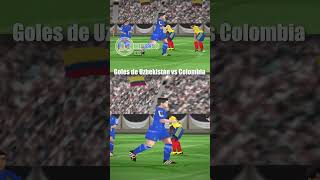 Uzbekistan: Masharipov, Shomurodov (2), Fayzullayez, vs Colombia #uzbekistan #colombia #seleccion