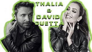 Thalía y David Guetta hablan por Zoom