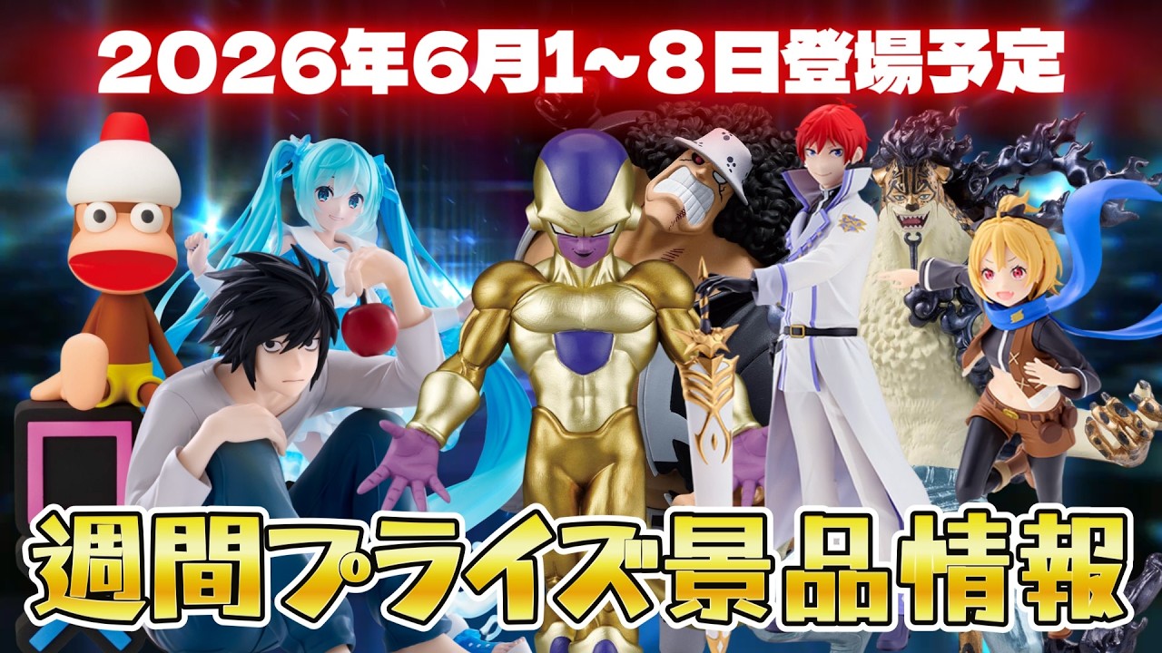 Prize Items] Information on prize items scheduled to appear from