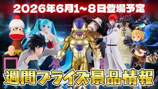Prize Items] Information on prize items scheduled to appear from
