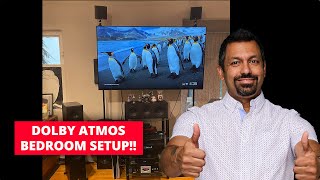 Dolby Atmos Home Theater Tour | Bedroom Setup