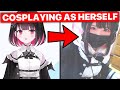 Rikotan Cosplays Herself IRL & Does Questionable Movements With Her Mic (Rikotan) [Eng Subs]