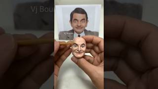 Clay model of Mr bean art trending mrbean