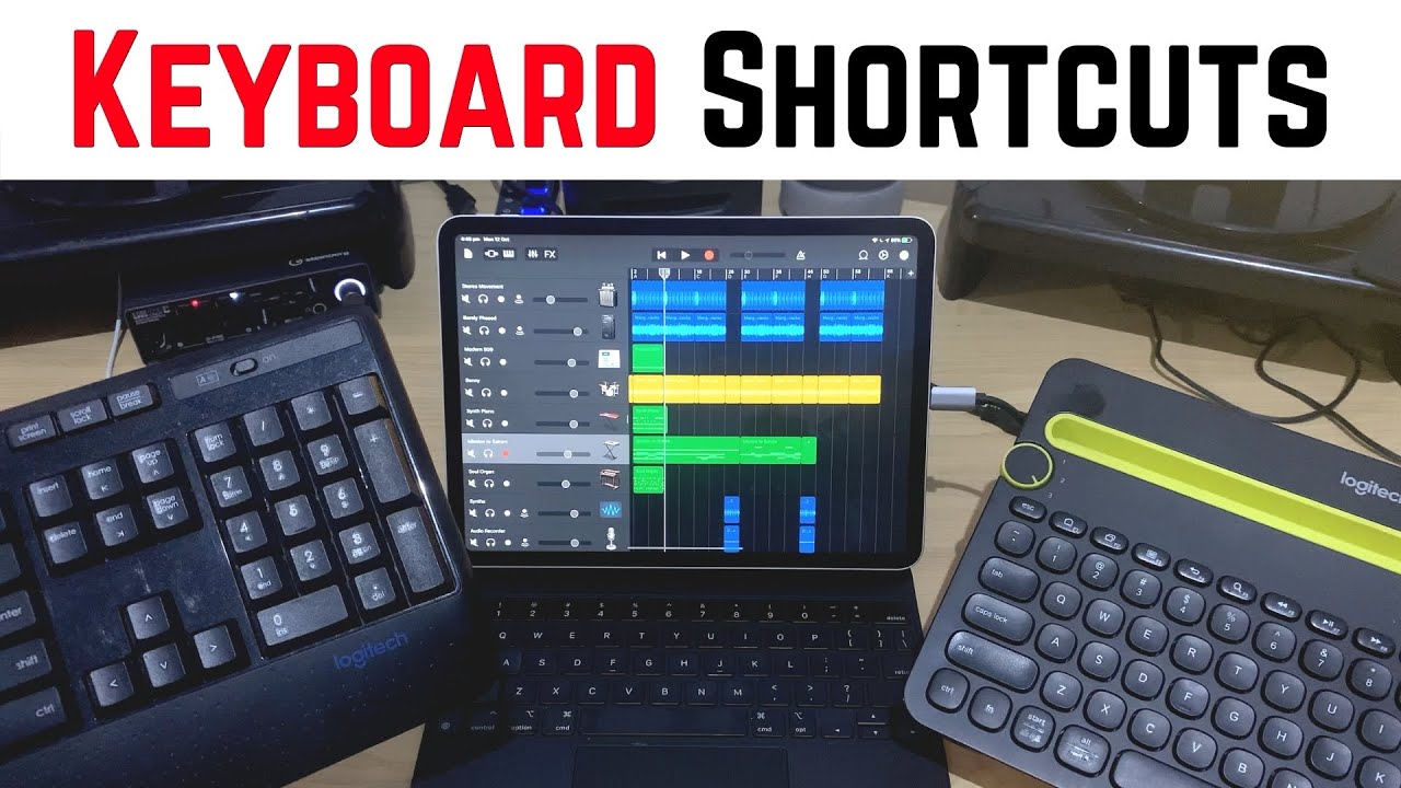 Garageband Ios | Complete Guide To Keyboard Shortcuts (Ipad/Iphone) -  Youtube