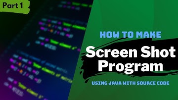 How to make a SCREEN SHOT PROGRAM using JAVA | With Source Code | Nation For All