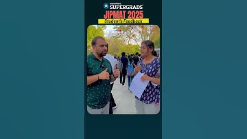 JIPMAT 2025 Exam Paper Difficulty Level & Expected Cutoff 📝| JIPMAT Exam Overview 🔎| #shorts