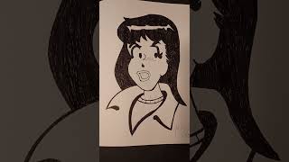Draw 50 Famous Cartoons Challenge 5! #veronicalodge #archiecomics #drawingchallenge