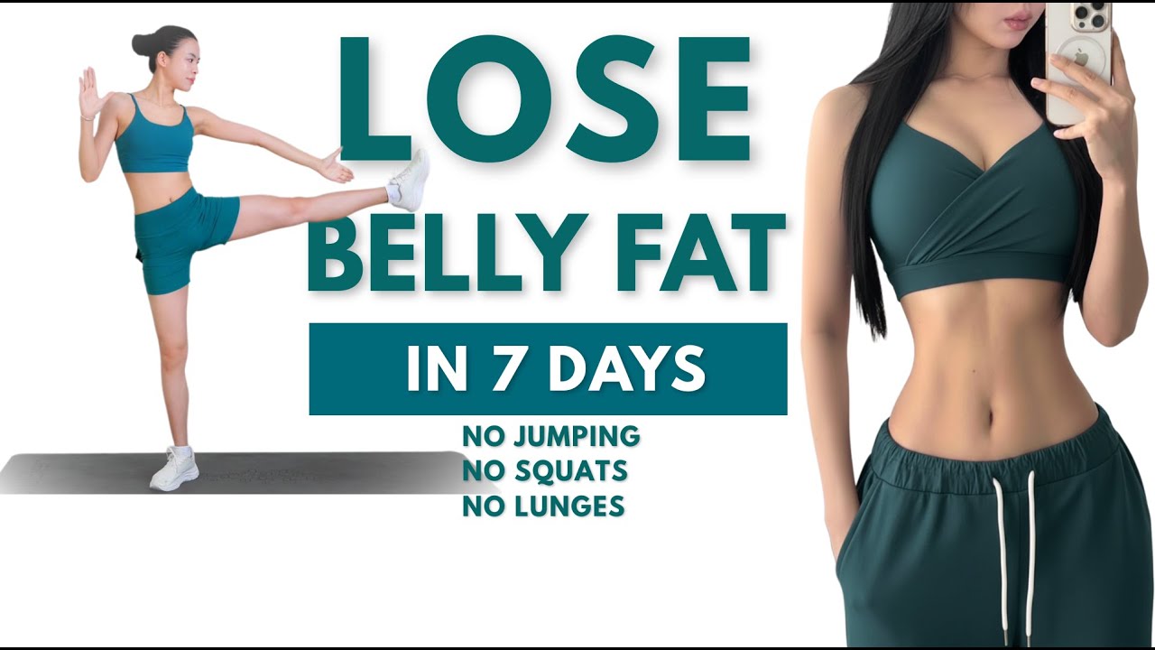 Избавьтесь от жира на животе за 7 дней 🔥 15-минутная тренировка для сжигания жира на животе - тре...