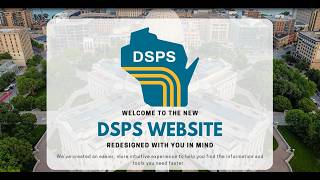 NEW DSPS WEBSITE - Video