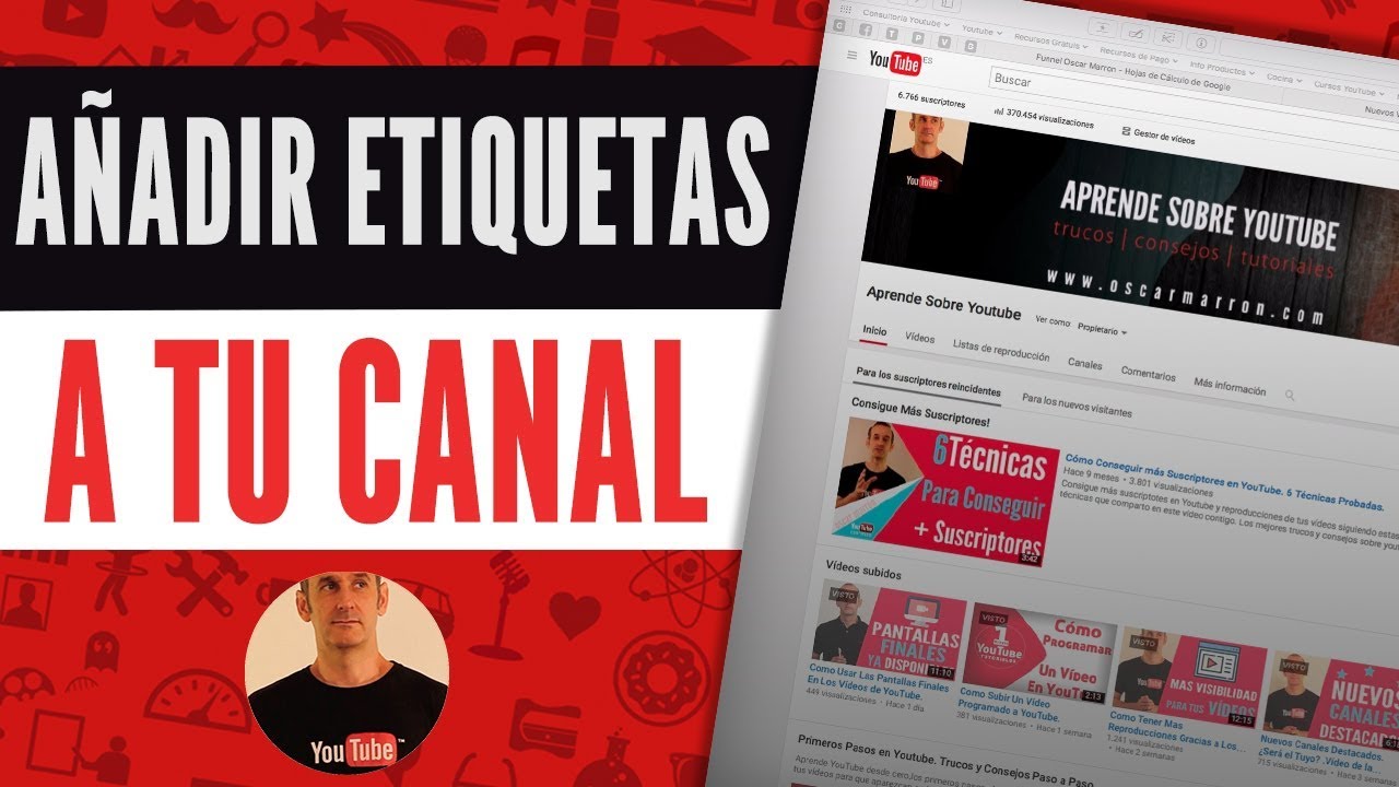 Cómo Poner Las Etiquetas A Tu Canal de YouTube Para Aparecer en Los ...