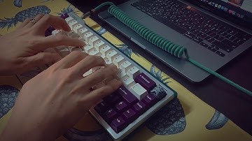 Canoe with Kailh box Jade Typing sounds